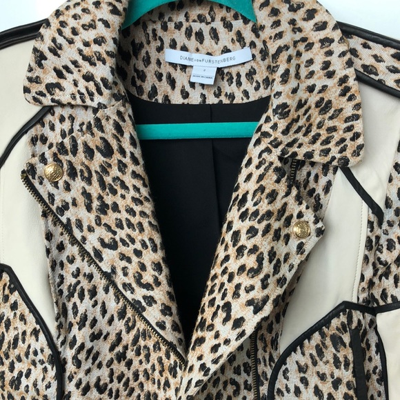 *3 for $500* Diane von Furstenberg Moto jacket - Picture 5 of 8